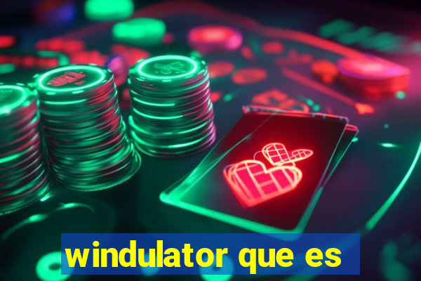 windulator que es